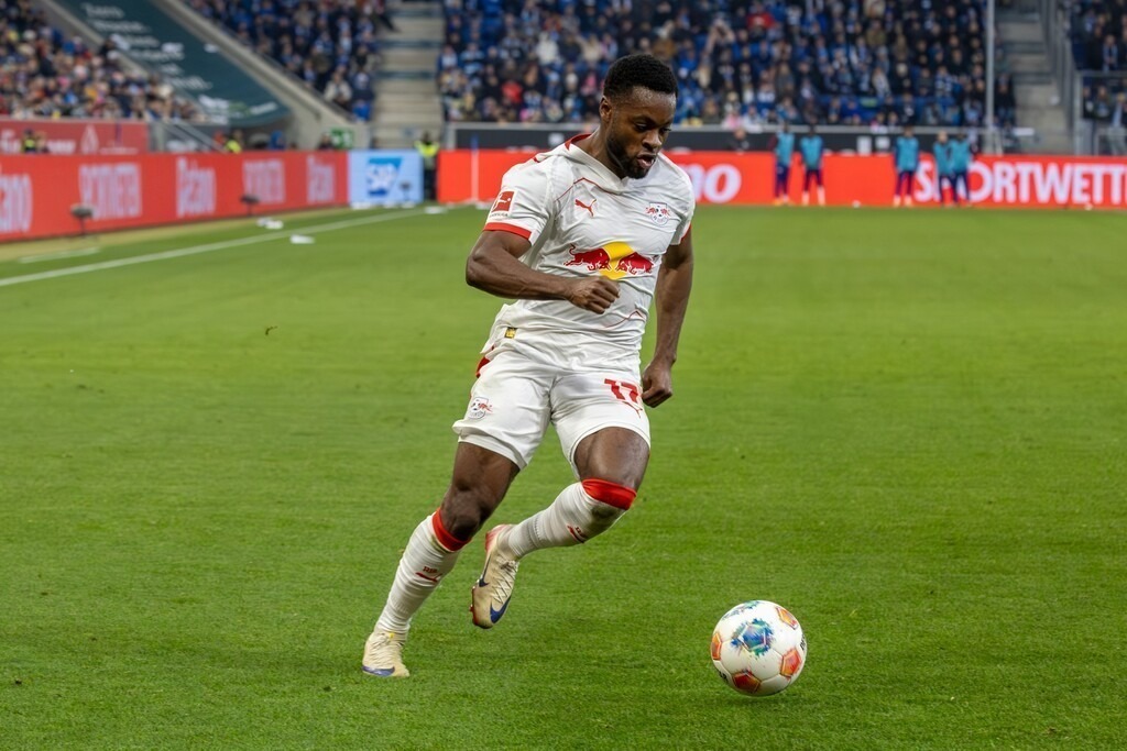 Fußball Bundesliga, Saison 2025/26, 10. Spieltag: TSG Hoffenheim gegen RB Leipzig | Fußball Bundesliga, Saison 2025/26, 10. Spieltag: TSG Hoffenheim gegen RB Leipzig***Bild: Ridle Baku (17, Leipzig) - Realisiert mit Pictrs.com