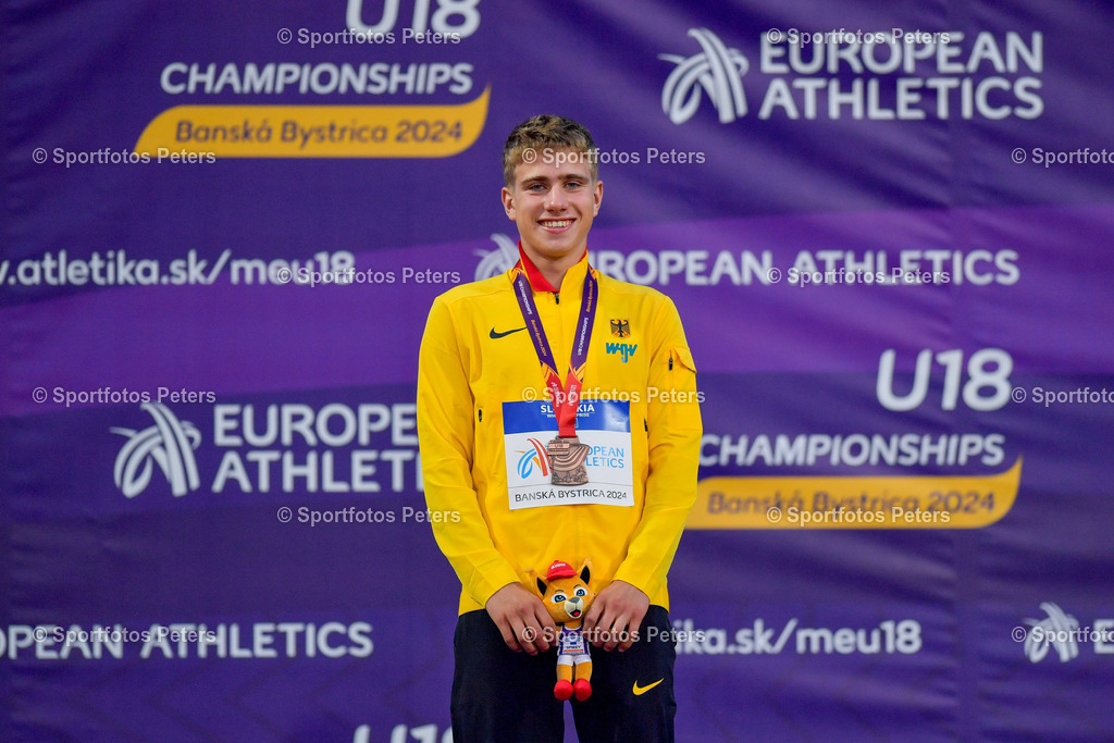 U18 EM - Tag 4_201 | European Athletics U18 Championships am 21.07.2024 in Banska Brystica;Foto: Kai Peters - Realisiert mit Pictrs.com
