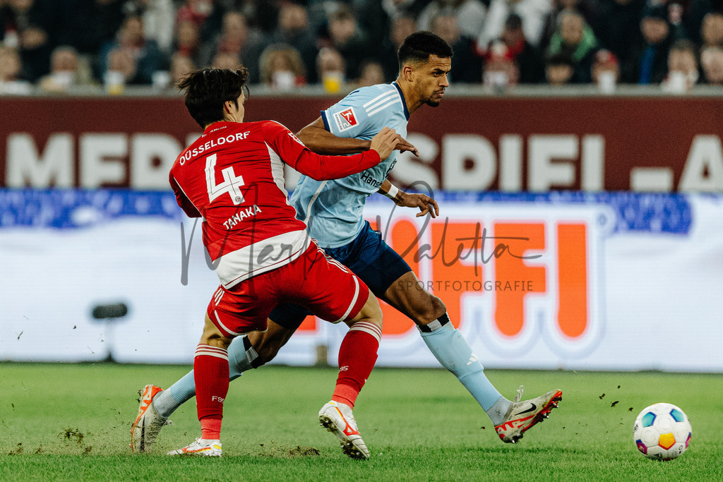 2. Bundesliga, Saison 2023/24, 25. Spieltag: Fortuna Düsseldorf - Hamburger SV | Düsseldorf, 08.03.2024: 2. Bundesliga, 25. Spieltag, Fortuna Düsseldorf gegen Hamburger SV in der Merkur Spiel-Arena in Düsseldorf. Foto: sportfotografie.ms | Markus Paletta - Realisiert mit Pictrs.com