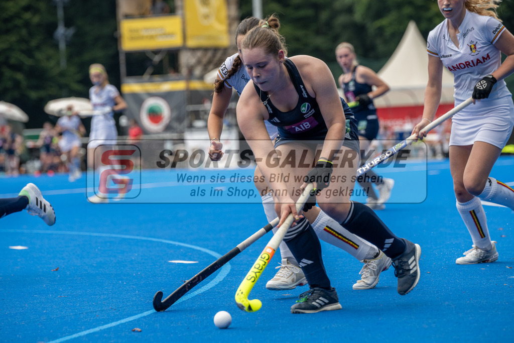 SFE_20230709_0064 | EuroHockey EM U18 Girls Belgium vs Ireland am 09.07.2023 in Krefeld (Gerd-Wellen-Hockeyanlage), Photo: Stephan Fehrmann 2023 (Sports-Gallery)