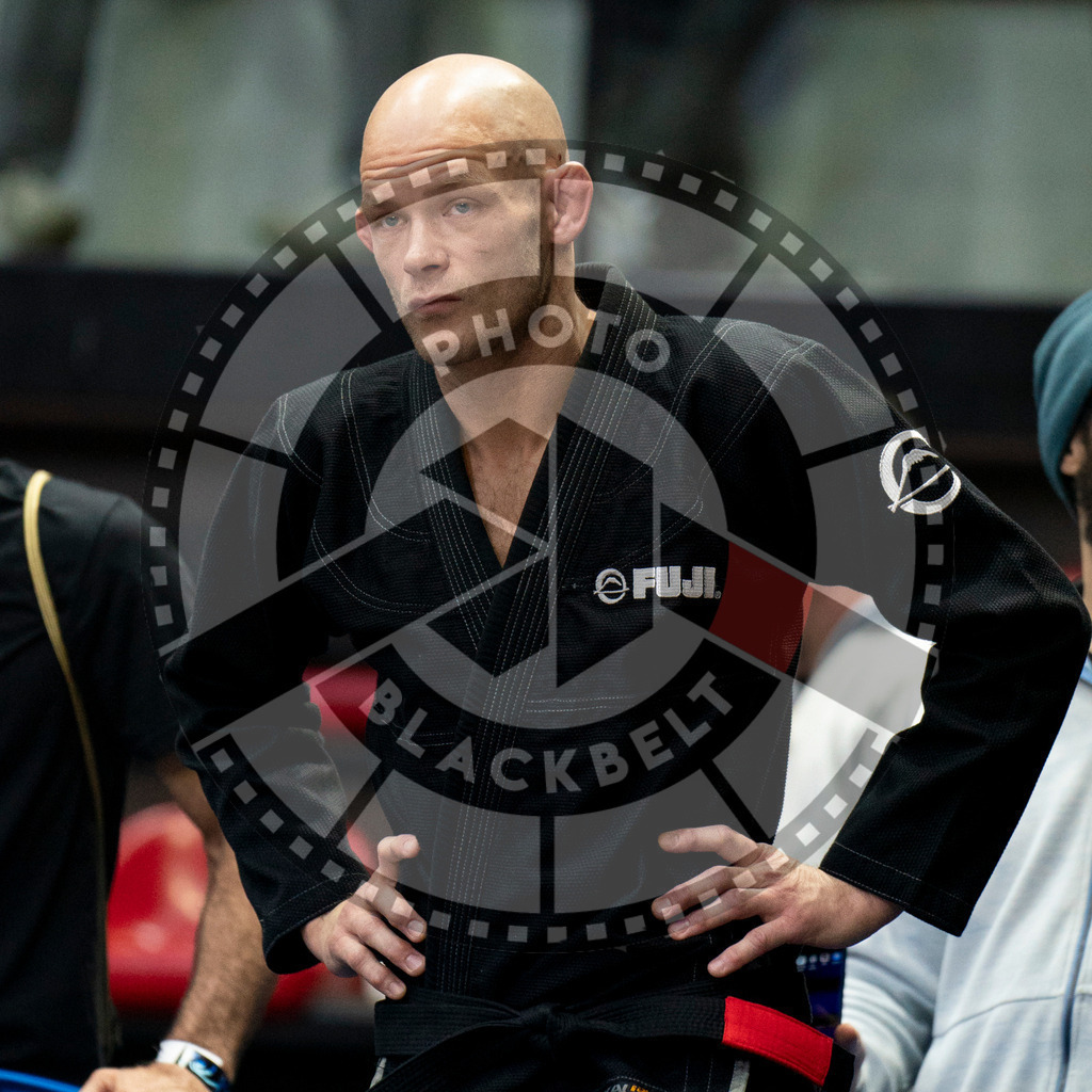 20240124PBB03820 | Fighters compete during the second day of the IBJJF European Championship in Paris, France, on January 24, 2024.
