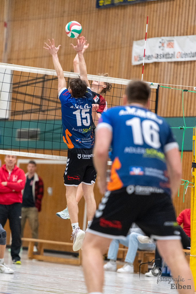 Oldenburger TB-VSG Ammerland | Volleyball Regionalliga; Oldenburger TB-VSG Ammerland am 24.01.2026 in Oldenburg (Sporthalle Haarenesch), Photo: Philip Eiben 2026 - Realisiert mit Pictrs.com