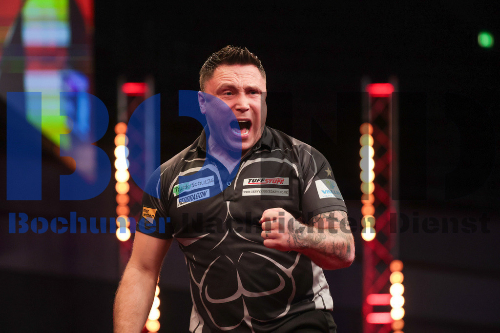  29.10.2023 - 
 | Sebastian Sendlak / Bochumer Nachrichtendienst (BOND) - PDC European Darts Championship: Viertelfinale {Persons shown} - Realisiert mit Pictrs.com