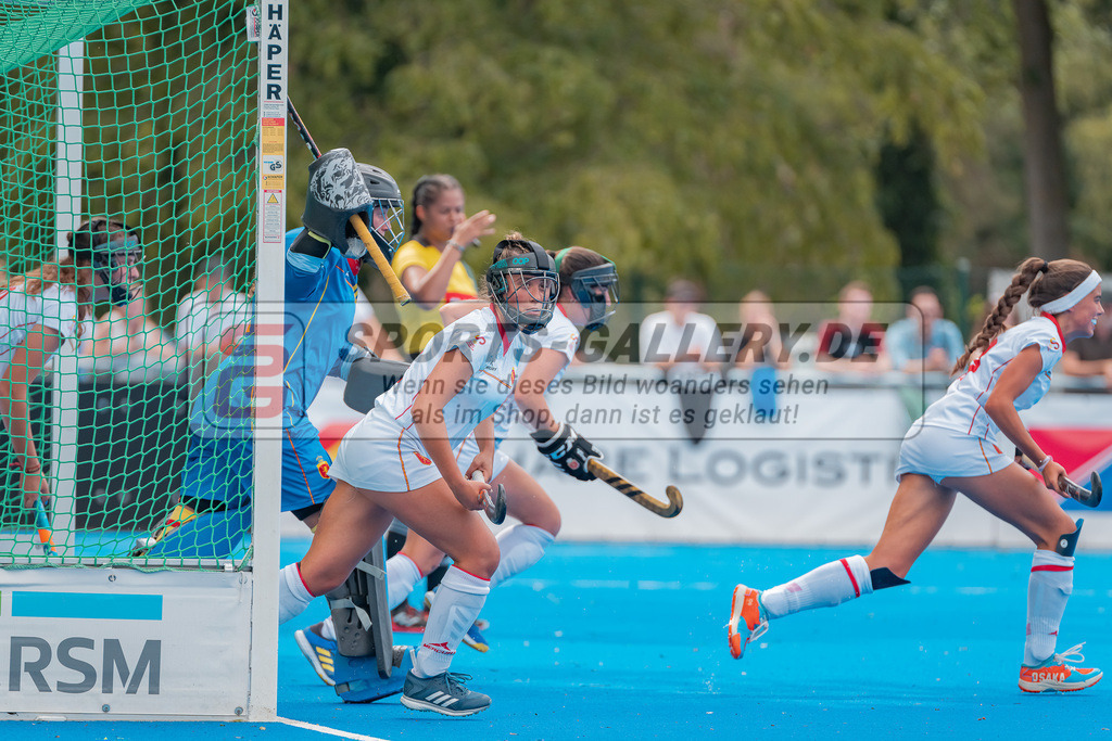 HK_20230715_102704 | Euro Hockey WU18 SF2 Spain vs Germany Championship Girls &amp; Boys am 15.7.2023 CHTC , Krefeld ,