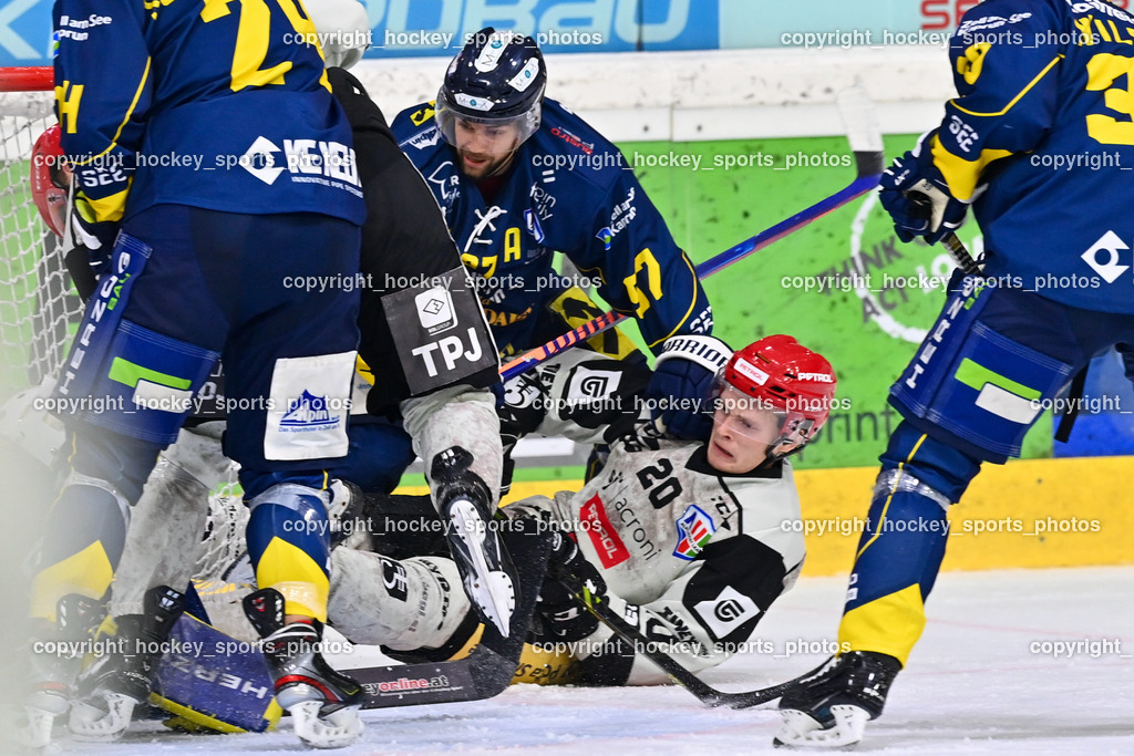 EK Zeller Eisbären vs. HDD Jesenice 1.10.2022 | #97 Widen Frederik, #20 Polcs Rudolfs