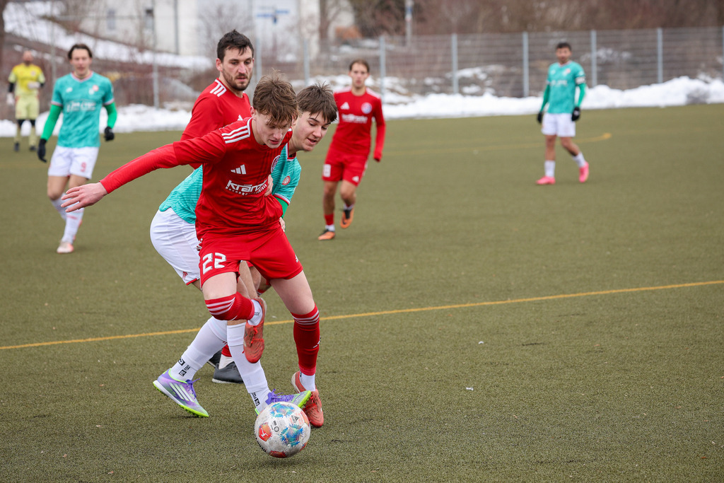 Heldenfingen-Buch_260131_7246 | SG Heldenfingen/Heuchlingen vs. TSV Buch, Fußball, Herren, Freundschaftsspiel, 2025/2026, 31.01.2026 in Söhnstetten, Kunstrasenplatz (Foto: Michael Bulling) - Realisiert mit Pictrs.com