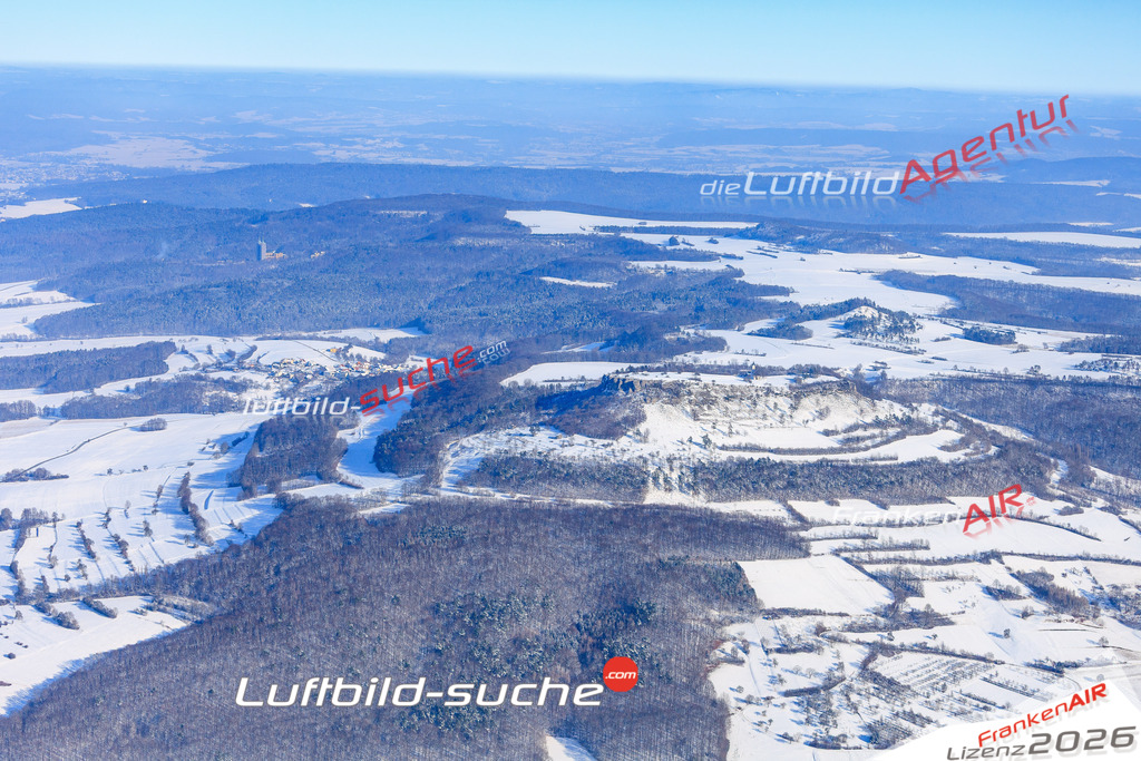 Die Luftaufnahme Staffelberg - Bad Staffelstein wurde vom UL-Flugzeug (keine Drohne) aus fotografiert.Hohe Druck- Auflösung-die Geschenkidee!