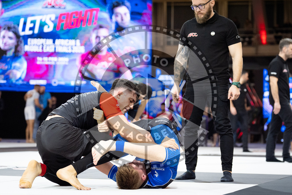 20260214PBB4854 | Fighters compete during the ADCC European Trials  competition day 1 in Belgrade, Serbia, on February 14, 2026.