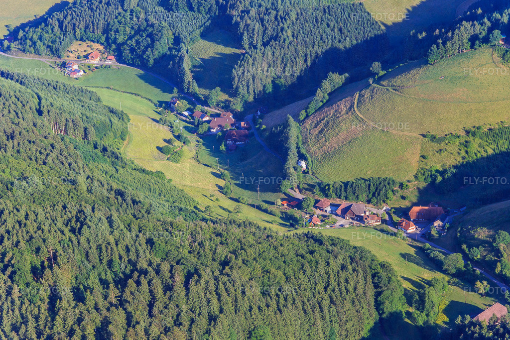 Ebleshof, Steffelshof und Buchhozerhof https://www.schwarzwald-kinzigtal.info/kinzigtal/ukv/house/Ebleshof-Muehlenbach-FIT00020070044213448 https://www.steffeshof-schwarzwald.de/ http://buchholzenhof.de/ | Luftbild: Ebleshof, Steffelshof und Buchhozerhof https://www.schwarzwald-kinzigtal.info/kinzigtal/ukv/house/Ebleshof-Muehlenbach-FIT00020070044213448 https://www.steffeshof-schwarzwald.de/ http://buchholzenhof.de/ im Ortsteil Bärenbach in Mühlenbach im Bundesland Baden-Württemberg in Deutschland. Foto: IMG_147670.jpg vom 30.05.2025 durch Werner Riehm/FLY-FOTO.de - Realisiert mit Pictrs.com