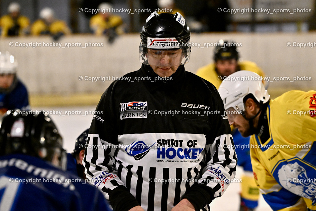 ELV Zauchen vs. EC Tigers Paternion  | ALTERSBERGER Roland Referee, ELV Zauchen vs. EC Tigers Paternion , ELV Zauchen vs. EC Tigers Paternion  am 02.01.2025 in Eisoval Zauchen (Stadthalle Villach), Austria, (Photo by Bernd Stefan)