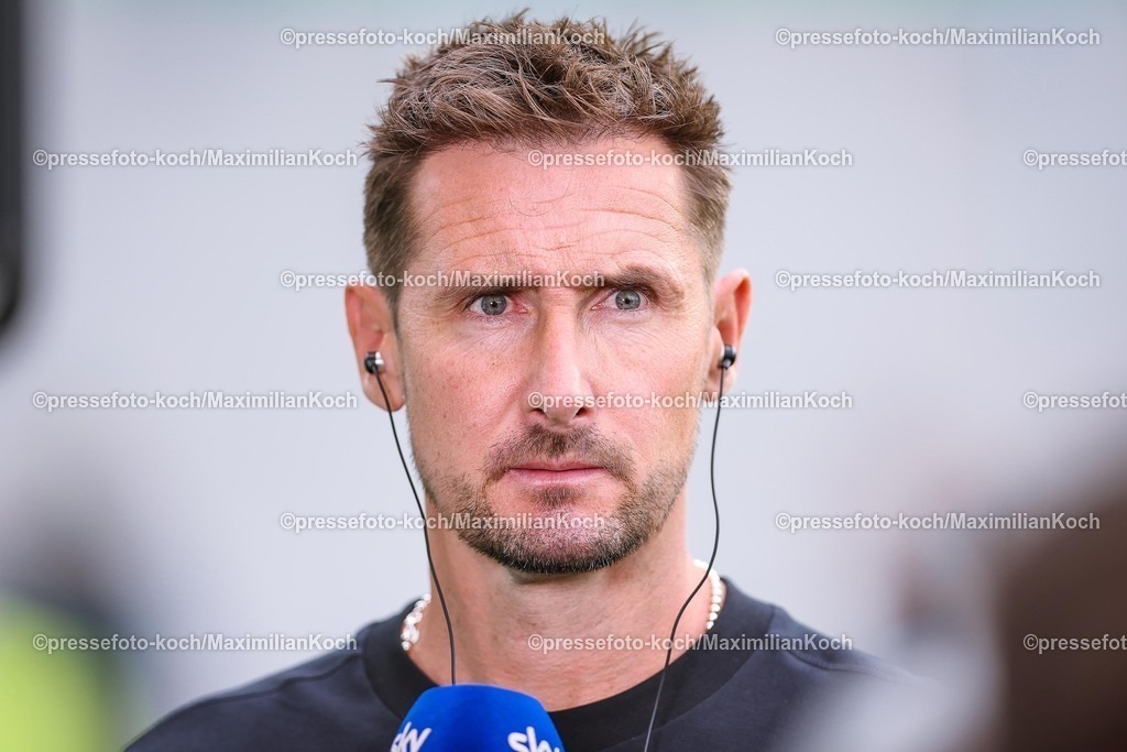 PRM22082501006 | 22.08.2025, Fußball, Preußen Münster - 1. FC Nürnberg, 2. Fußball Bundesliga,  Preußenstadion, Saison 2025 2026: Cheftrainer Miroslav Klose (1FC Nuernberg #hc)  DFB regulations prohibit any use of photographs as image sequences and or quasi-video.