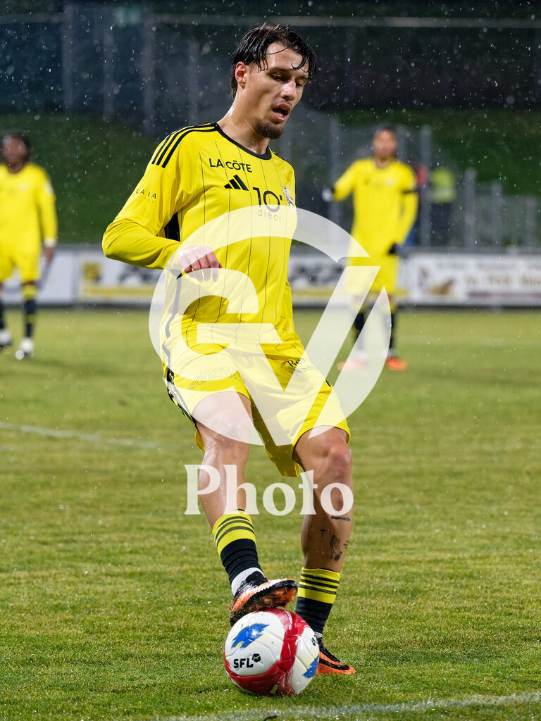dieci Challenge League - FC Stade Nyonnais v Etoile Carouge FC |  during the dieci Challenge League match between FC Stade Nyonnais and Etoile Carouge FC at Centre sportif de Colovray in Nyon, Switzerland