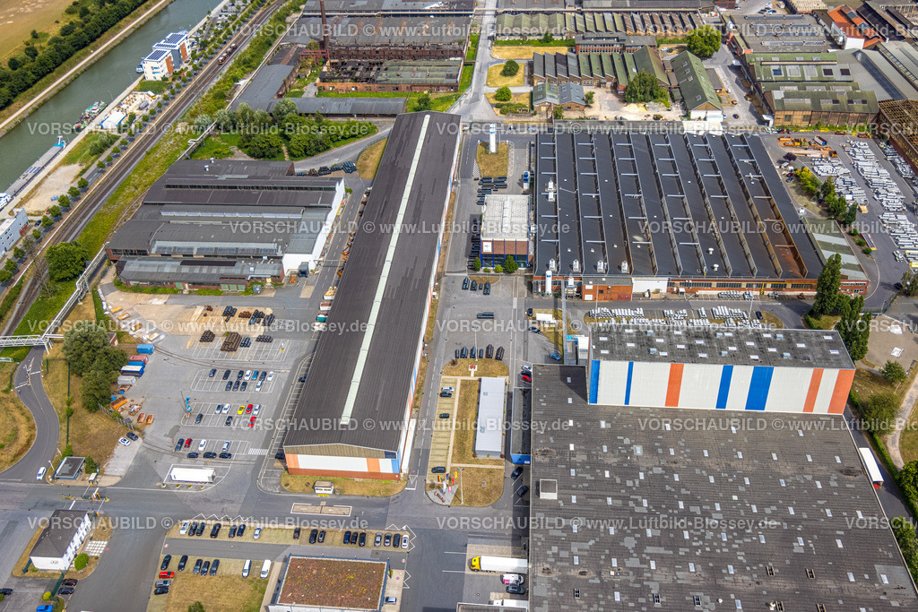 Hamm220707194 | Luftbild, Altes Union Gelände der Thyssen Draht AG, Hafenstraße, Voestalpine Böhler Firmengelände, Datteln-Hamm-Kanal, Mitte, Hamm, Ruhrgebiet, Nordrhein-Westfalen, Deutschland