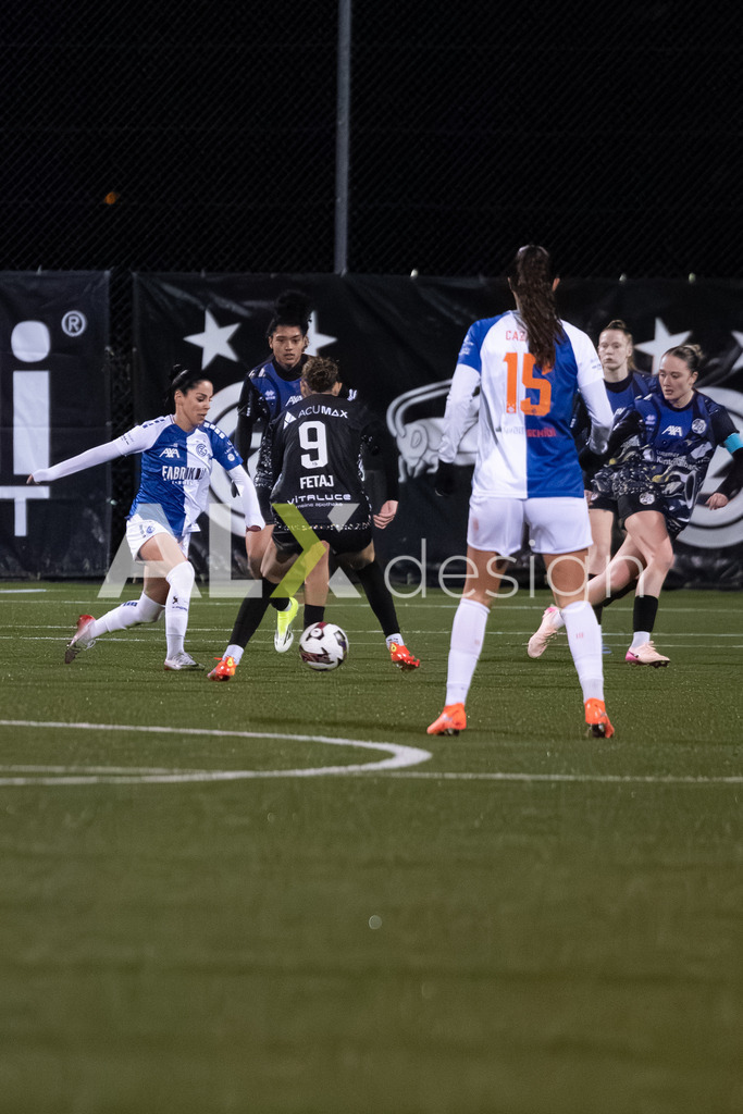 Fußball I Frauen I Saison 2025-2026 I AXA Women's Super League | Women I 14. Spieltag I Grasshoppers Club Zürich - FC Luzern I 14.02.2026 | 7 Qëndresa Krasniqi (AL) (GC Zürich) – Mittelfeld - Realisiert mit Pictrs.com