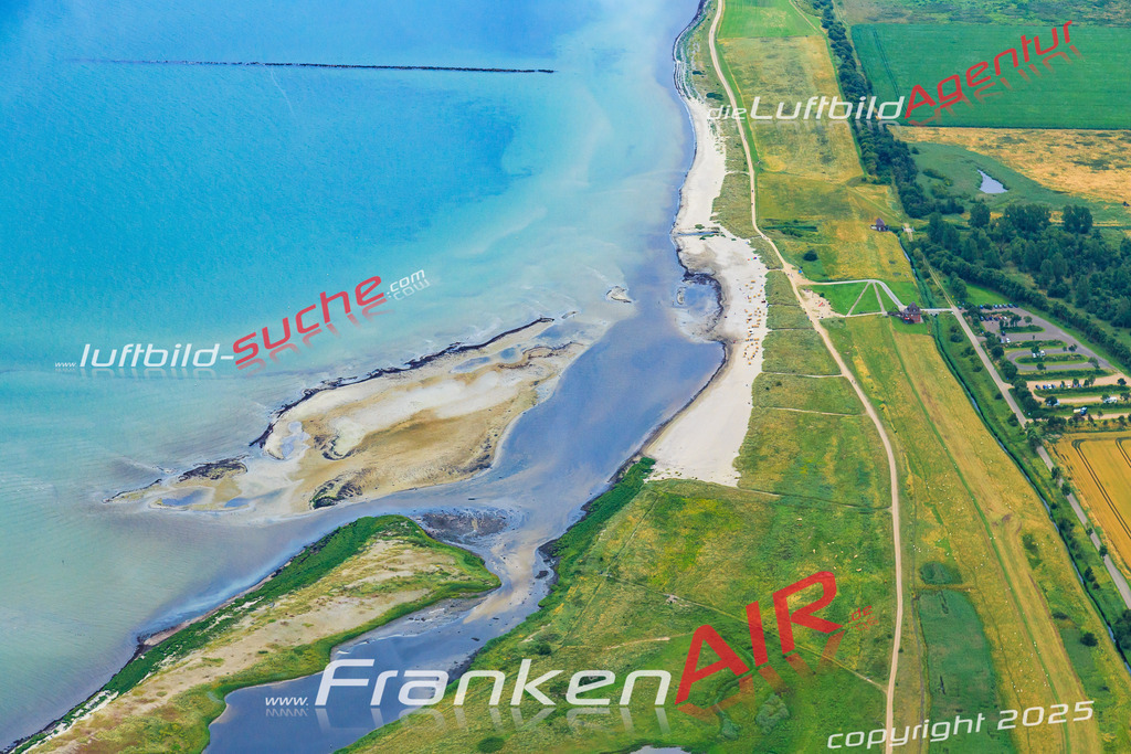 Luftbild von  Fehmarn - Luftaufnahme wurde 2016 von https://frankenair.de mittels Flugzeug (keine Drohne) erstellt - die Geschenkidee