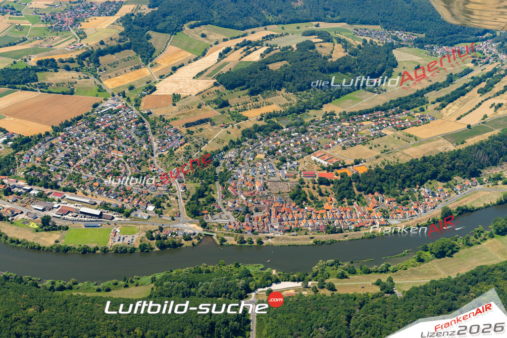 Das Luftbild zeigt :  Hafenlohr - Die Luftaufnahme wurde 2023 vom UL-Flugzeug aus erstellt ( keine Drohne ) - Hochauflösende Luftaufnahme - Für grossformatige Ausdrucke geeignet. Die Geschenkidee !Mit Lizenz und Bildrechte bestellbar