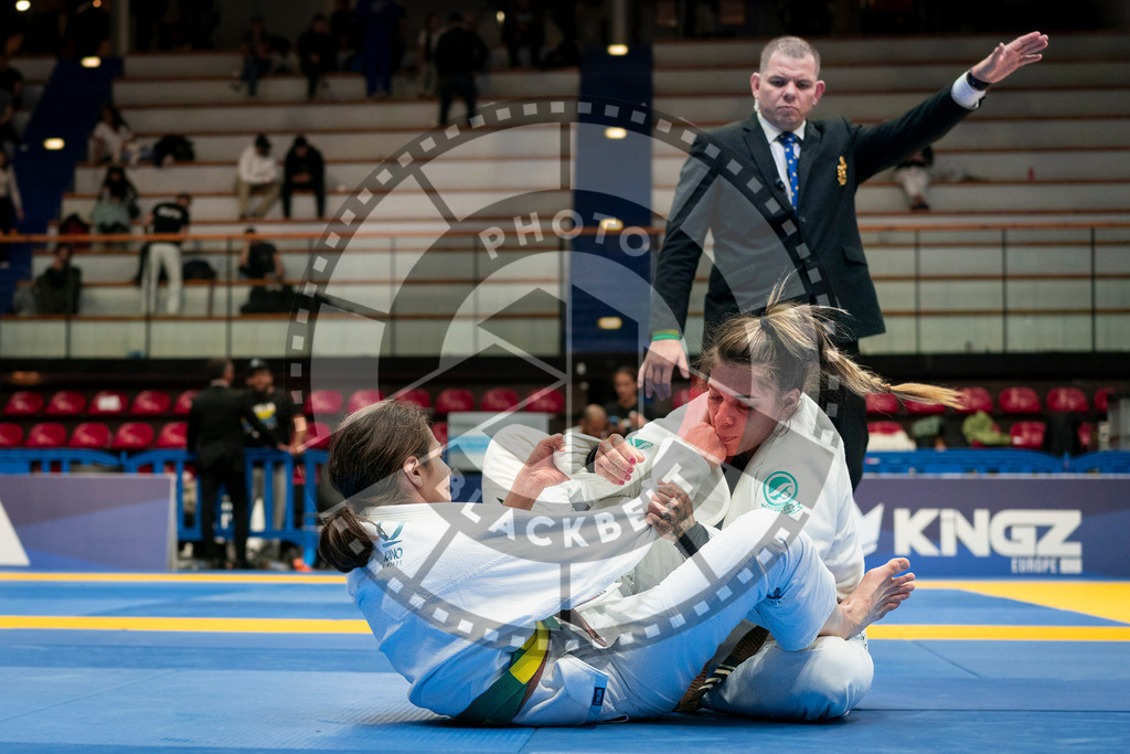 20240126PBB2038 | Fighters compete during the Brazilian Jiu-Jitsu European Championship of the IBJJF in Paris, France, on January 26, 2024.
