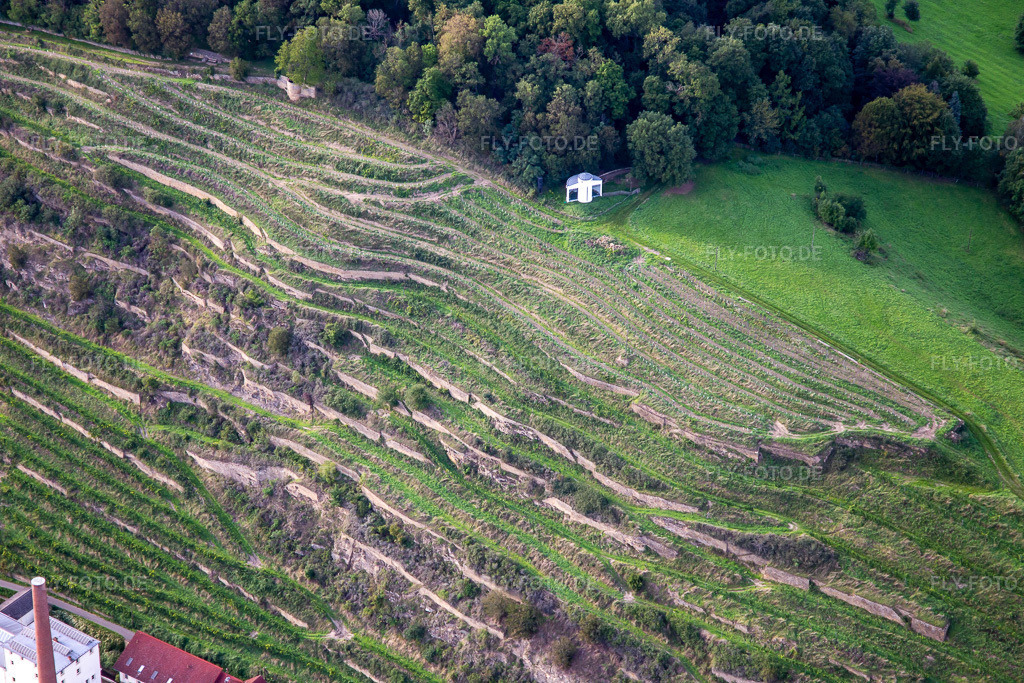 Luftbild: Hildegardis-Kapelle in Odernheim am Glan im Bundesland Rheinland-Pfalz in Deutschland. Foto: IMG_138173.jpg vom 03.09.2023 durch Werner Riehm/FLY-FOTO.de