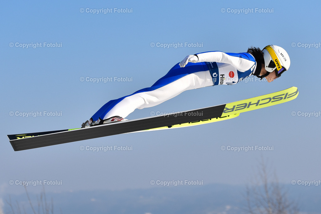 A_LUI_20230210_0010 | HINZENBACH, AUSTRIA, NORDIC SKIING, WOMEN TEAM-SKI JUMPING - FIS WORLD CUP 
IM BILD:  Xueyao Li (CHN)                

FOTO:FOTOLUI/UW