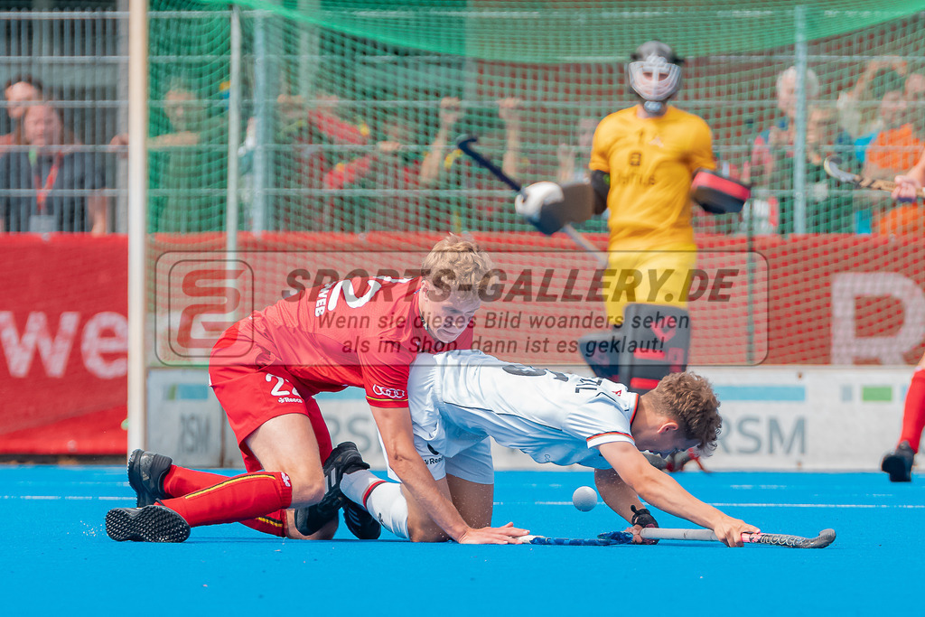 HK_20230716_102901 | Euro Hockey MU18 Boys Finale Belgium vs Germany Championship Girls &amp; Boys am 16.7.2023 CHTC , Krefeld ,