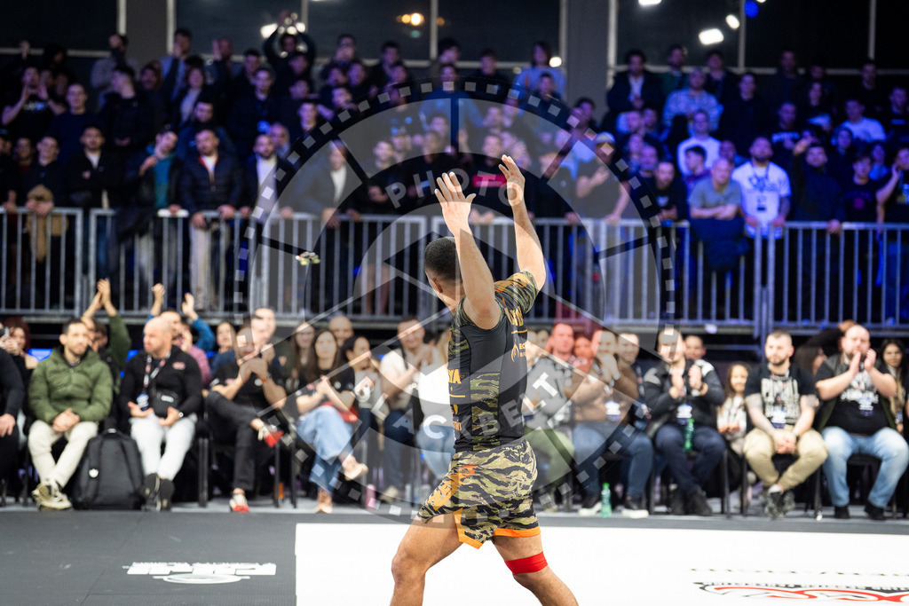 20260215PBB9591 | Fighters compete during the ADCC European Trials competition day 2 in Belgrade, Serbia, on February 15, 2026.