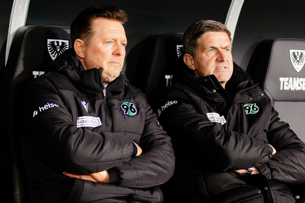 2. Bundesliga, Saison 2025/26, 15. Spieltag: SC Preußen Münster - Hannover 96 | Münster, 05.12.2025: 2. Bundesliga, 15. Spieltag, SC Preußen Münster gegen Hannover 96 im LVM-Preußenstadion in Münster. Foto: sportfotografie.ms | Markus Paletta - Realisiert mit Pictrs.com