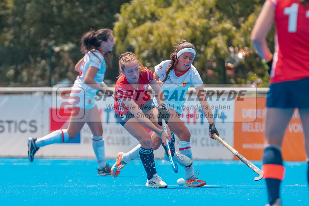 HK_20230713_101790 | Euro Hockey WU18 Spain vs England Championship Girls &amp; Boys am 13.7.2023 CHTC , Krefeld ,