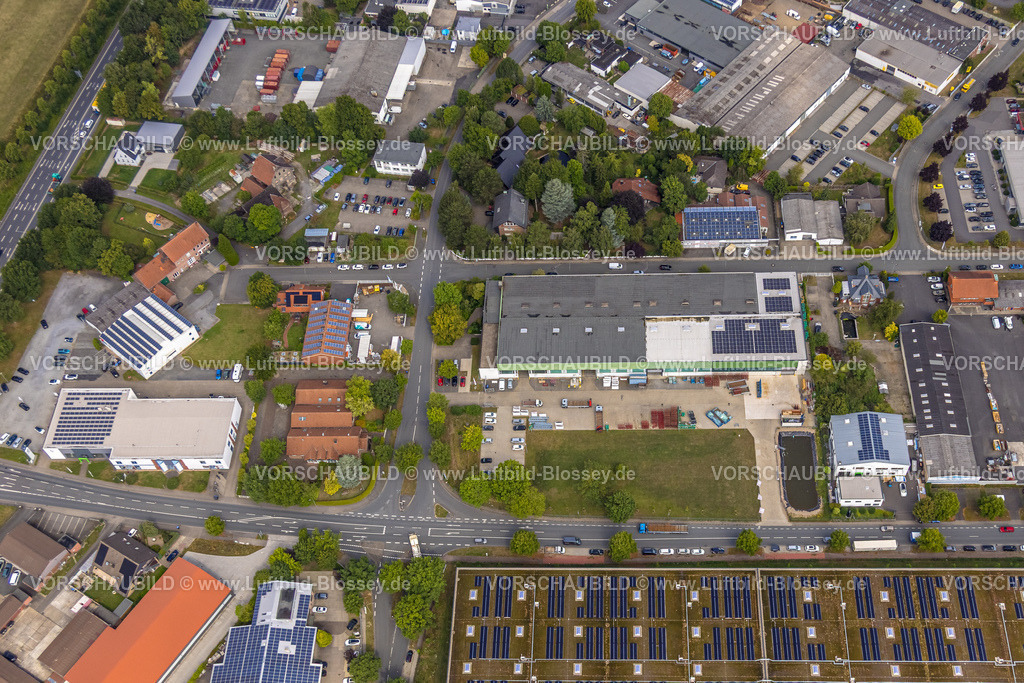 Hamm250701670Rhynern | Luftbild, Reeder & Kamp KG Hamm Glaswarengroßhändler, Gewerbegebiet Rhynern, Oberster Kamp im Gewerbepark, Stadtbezirk Rhynern, Hamm, Ruhrgebiet, Nordrhein-Westfalen, Deutschland