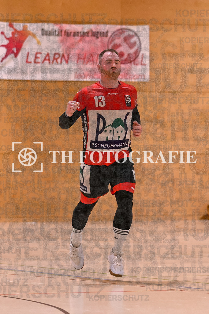 GER, SG Maulburg/Steinen - HSG Dreiland, Handball, Landesliga Suedbaden, 4. Spieltag, Saison 2024/2025, 12.10.2024 | Andre Leuchtmann (SG Maulburg/Steinen, #13)GER, SG Maulburg/Steinen - HSG Dreiland, Handball, Landesliga Suedbaden, 4. Spieltag, Saison 2024/2025, 12.10.2024Foto: TH Fotografie/Thomas Hess