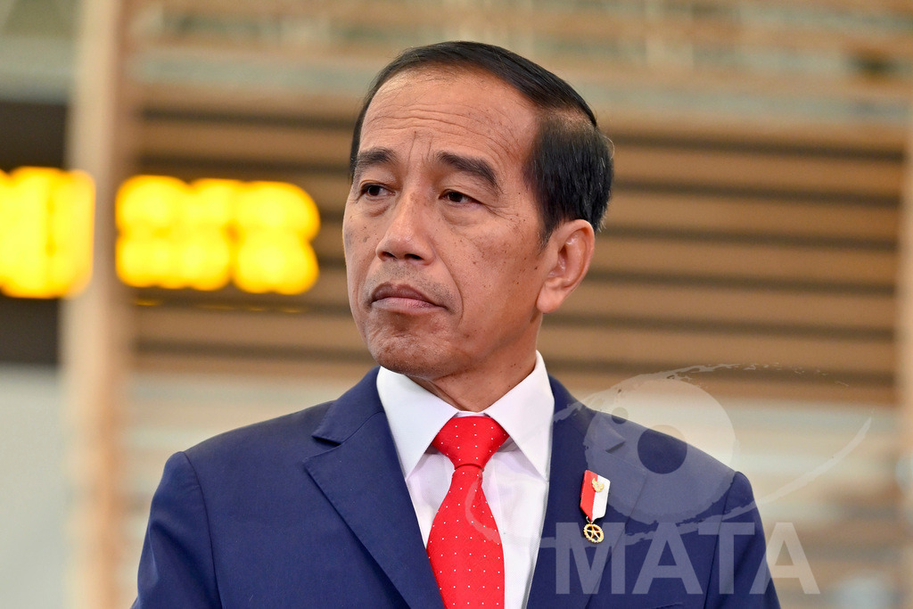 _DWA6523_k | Indonesiens Präsident Joko Widodo (PDI-P) beim Eröffnungsrundgang der Hannover Messe 2023. Indonesien ist in diesem Jahr Partnerland der Hannover Messe. Hannover, 17.04.2023 - Realisiert mit Pictrs.com