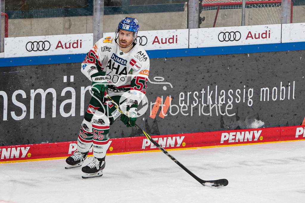ERC Ingolstadt - Augsburger Panther | David WARSOFSKY (AEV #55) am Puck
