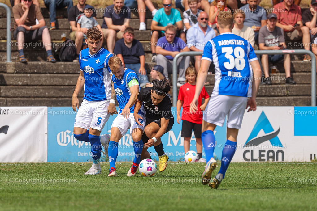 Giessen_Darmstadt (72) | 16.07.2023; Testspiel; Waldstadion Gießen; FC Gießen - SV Darmstadt 98; Ergebnis: 2:0 (0:0)