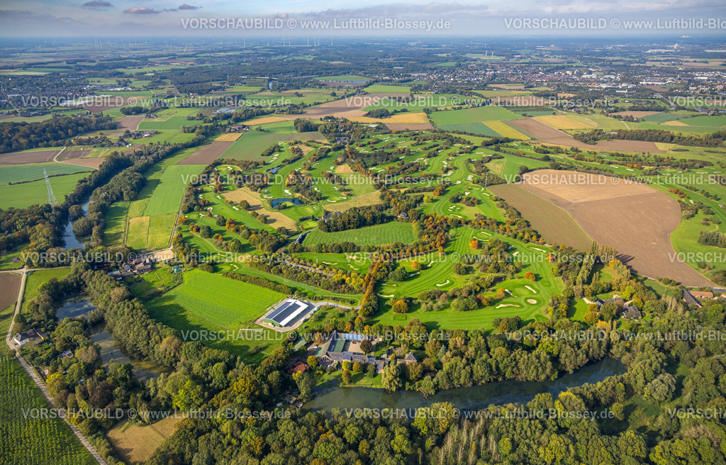 Neukirchen-Vluyn241013531 | Luftbild, Golfplatz Golfclub Op de Niep, Golfwiese und Sandbunker, Tönisberg, Kempen, Ruhrgebiet, Nordrhein-Westfalen, Deutschland