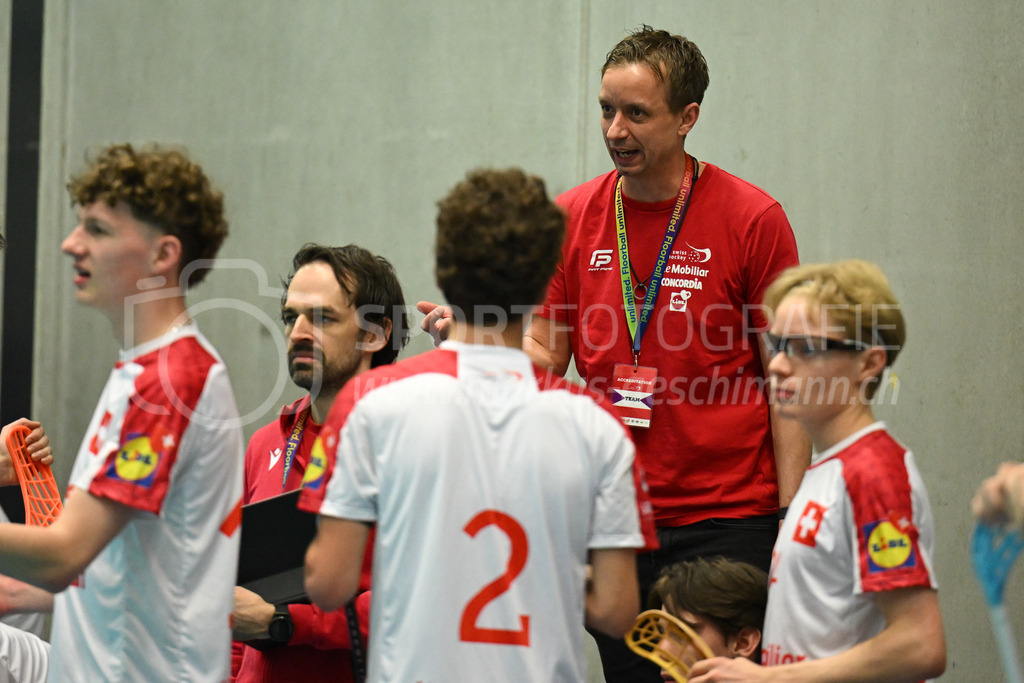 Switzerland U19 vs Finland U19 - 3. February 2024 | Switzerland U19 vs Finland U19
U19 Men International Matches in Switzerland
GoEasy Arena, Siggenthal Station
Switzerland headcoach Olli Oilinki.
Credit: Markus Aeschimann | <a href="https://www.markus-aeschimann.ch">Sportfotografie Markus Aeschimann</a> | <a href="https://www.instagram.com/sportfotografie.aeschimann">@sportfotografie.aeschimann</a> - Realisiert mit Pictrs.com