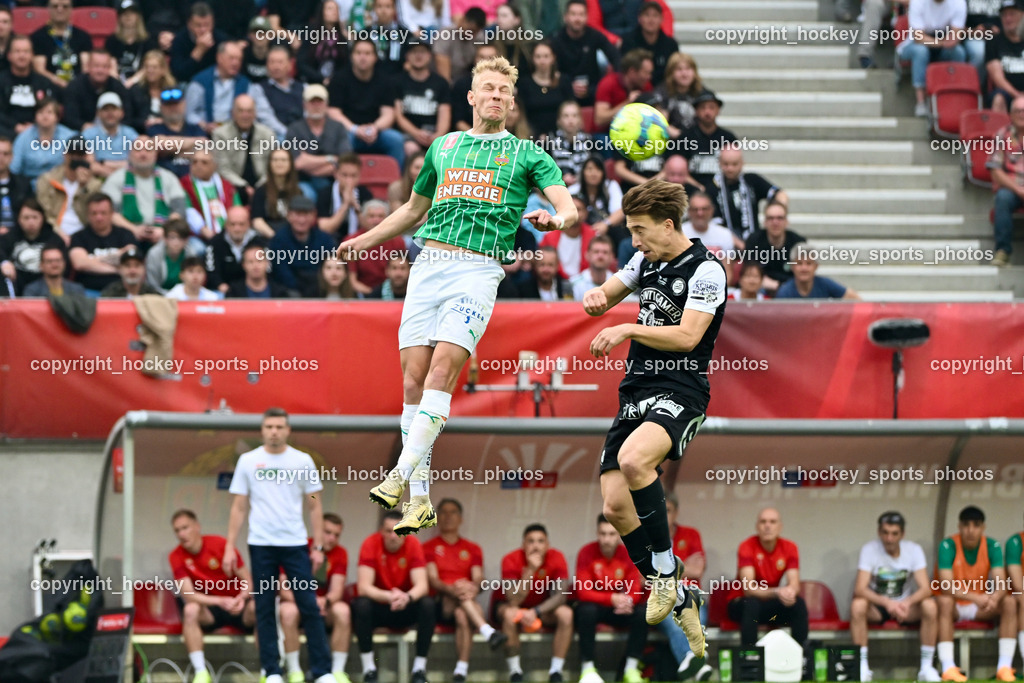 SK Puntigamer Sturm vs. SK Rapid Wien Siegerehrung, Impressionen | #27 Marco Grüll SK Rapid, #42 David Affengruber SK Sturm,  SK Puntigamer Sturm vs. SK Rapid Wien Siegerehrung, Impressionen, SK Puntigamer Sturm vs. SK Rapid Wien Siegerehrung, Impressionen am 01.05.2024 in Klagenfurt (Wörthersee Stadion ), Austria, (Photo by Bernd Stefan)