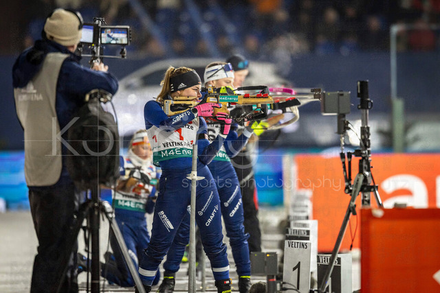 bett1.de WTC Biathlon auf Schalke, 28.12.2025 | Giovanna Nicolussi (Team Deutschland) bei der World Team Challenge (bett1.de WTC Biathlon auf Schalke) am 28.12.2025 in der Veltins-Arena in Gelsenkirchen (Deutschland). 