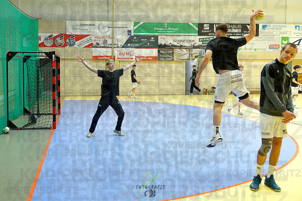 mJB Pokalrunde dt. Meisterschaft, TV Hüttenberg - TSV GWD Minden | mJB Pokalrunde dt. Meisterschaft, TV Hüttenberg - TSV GWD Minden am 15.03.2025 in Münchholzhausen (Sporthalle Münchholzhausen)Photo © 2025 - Jörg Heinrich - Realisiert mit Pictrs.com