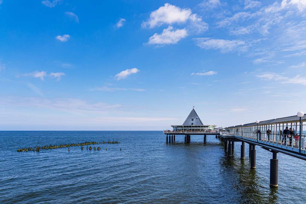 Die Seebrücke in Heringsdorf auf der Insel Usedom | Die Seebrücke in Heringsdorf auf der Insel Usedom.