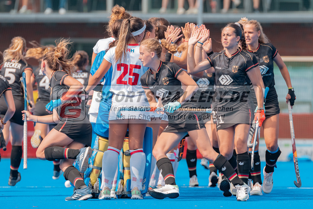 HK_20230715_102654 | Euro Hockey WU18 SF2 Spain vs Germany Championship Girls &amp; Boys am 15.7.2023 CHTC , Krefeld ,