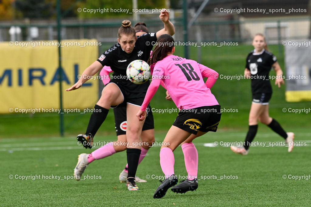 Liwodruck Carinthians Hornets vs. FC Pingau Saalfelden Frauen 29.10.2023  | #22 Amber May, #18 Laura Therese Kert