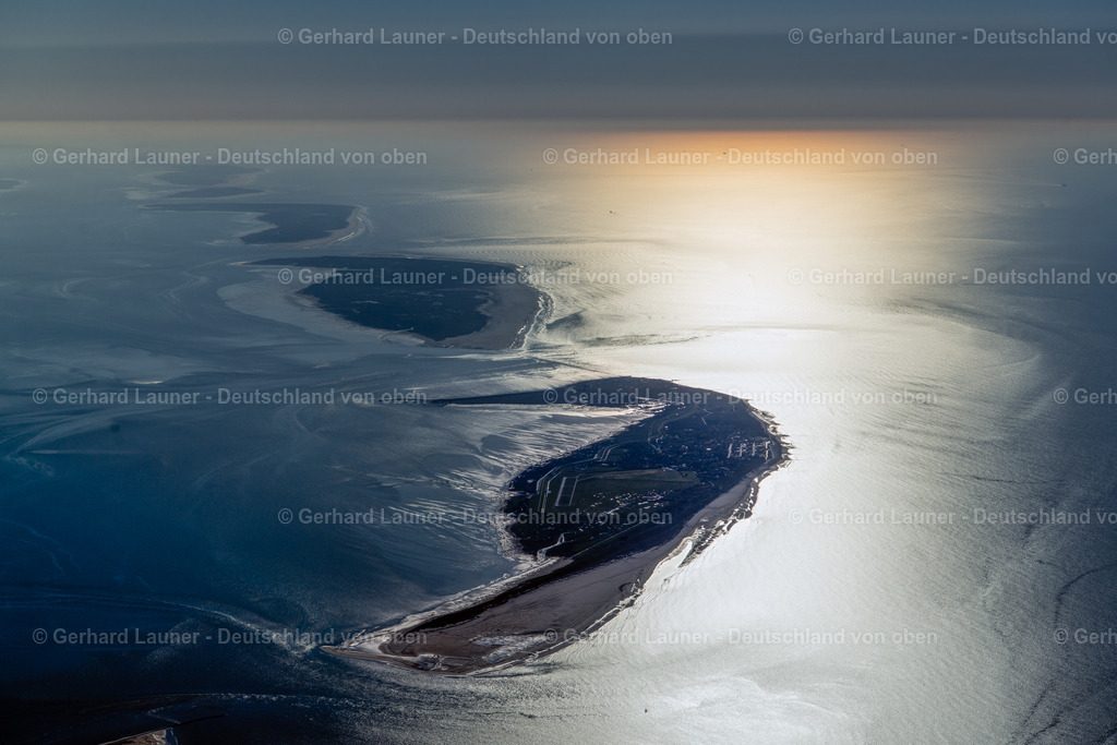 3801431 | Blick über die Ostfriesischen Inseln  von Ost nach West, Nationalpark Niedersächsisches Wattenmeer