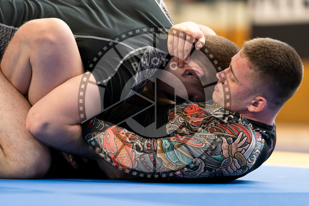 20240316PBB0806 | Athletes compete during the ADCC Eastern European Open grappling Competition in Poznan, Poland, on March 16, 2024.