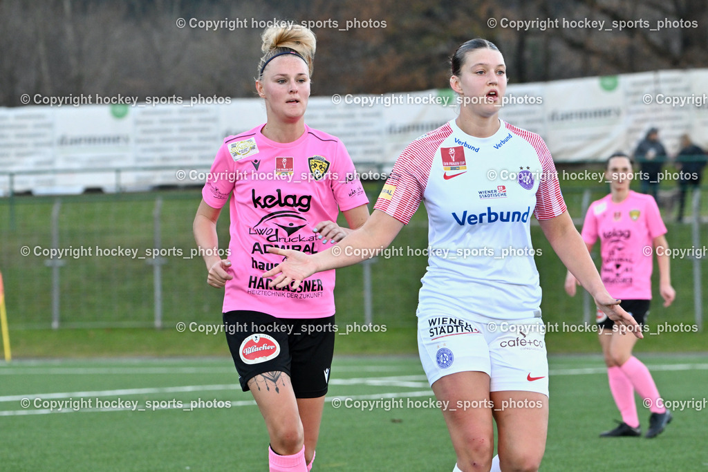 Liwodruck Carinthians Hornets vs. FK Austria Wien Frauen 19.11.2023 | #27 Jasmin Michelle Ortner, #9 Alisa Ziletkina