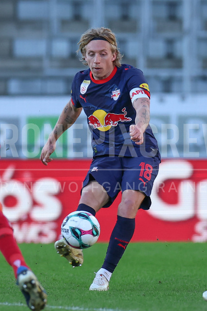 Grazer AK 1902 vs FC Red Bull Salzburg – Austrian Bundesliga | Graz, Austria, 15.Feb.26 - SOCCER - ADMIRAL Bundesliga, Grazer AK 1902 vs FC Red Bull Salzburg. The image shows Mads Bidstrup (Red Bull Salzburg).