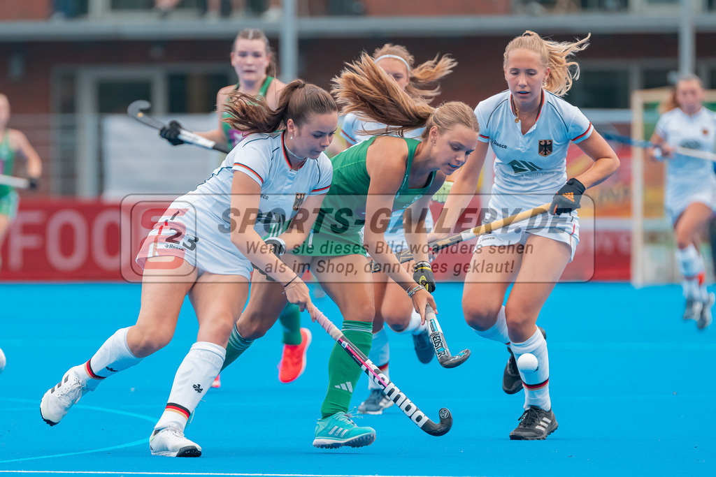 HK_20230713_102116 | Euro Hockey WU18 Germany vs Ireland Championship Girls &amp; Boys am 13.7.2023 CHTC , Krefeld ,