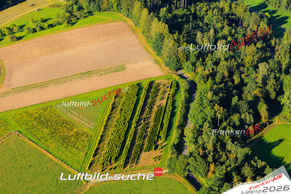 Die Luftaufnahme der Stadt Kronach wurde vom UL-Flugzeug heraus erstellt ( keine Drohne )- hohe Auflösung für beste Qualität