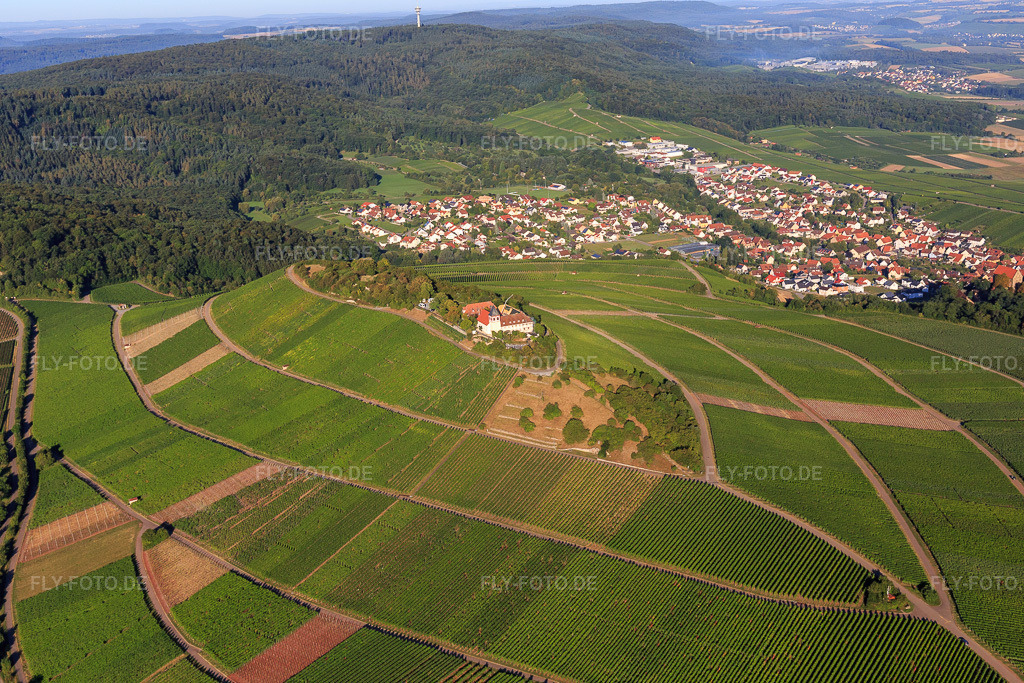 Luftbild: Jugendhaus Michaelsberg im Ortsteil Treffentrill in Cleebronn im Bundesland Baden-Württemberg in Deutschland. – Foto: IMG_093839.jpg vom 23.08.2016 durch Werner Riehm/FLY-FOTO.de – Auflösung des Originals: 5472 x 3648 px – Die Tagungshäuser der Diözese Rottenburg-Stuttgart