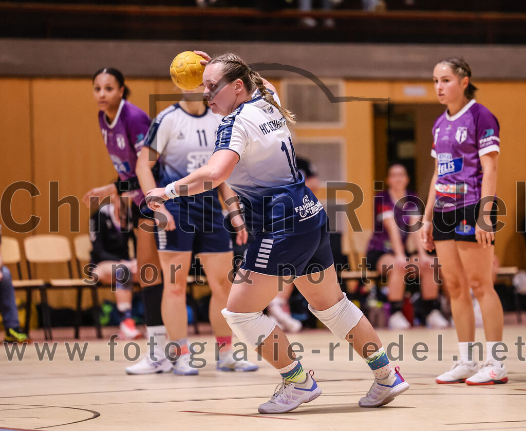 2024-11-24_045_SpVgg_Altenerding_gegen_HC_Donau-Paar_II | Erding, Deutschland, 24.11.2024:Handball, Bezirksoberliga Frauen Altbayern 2024 / 2024, 6. Spieltag, SpVgg Altenerding gegen HC Donau/Paar II, Endergebnis: 24:24Julia Kranich (HC Donau/Paar, #14)Foto: Christian Riedel / fotografie-riedel.net