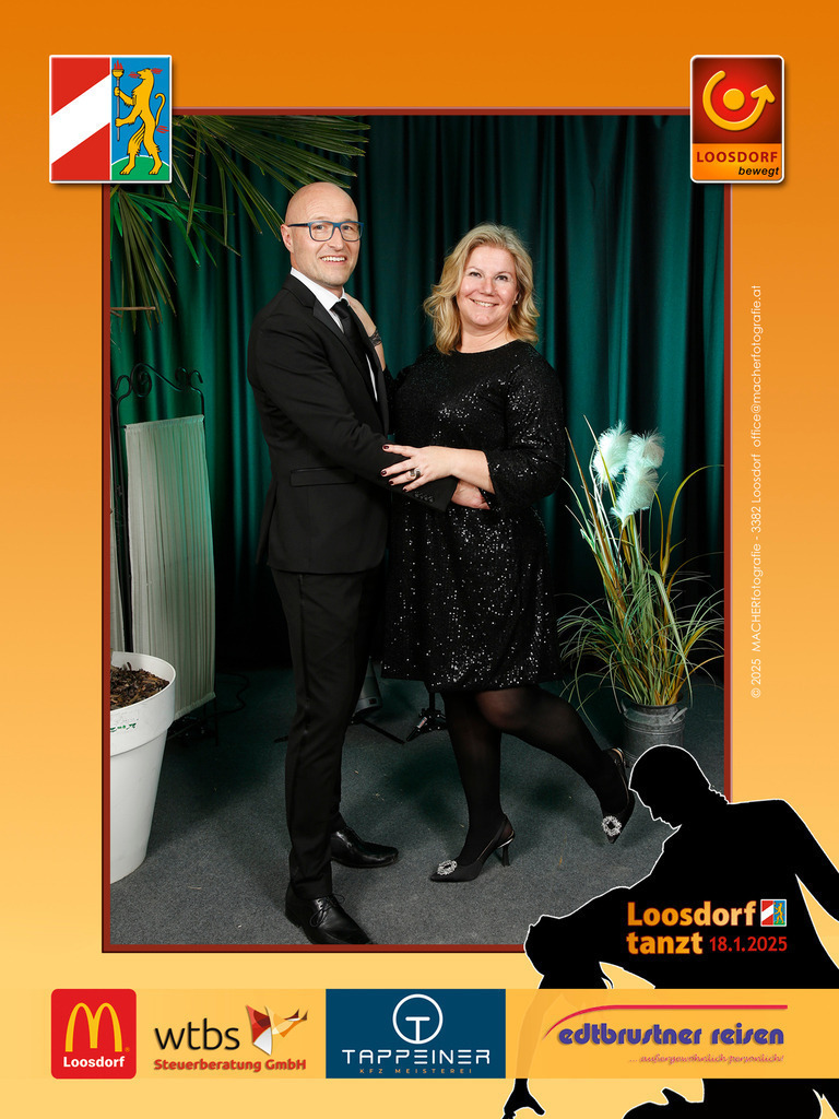 LoosdorfTanzt25_8718 | Ballfotografie - Loosdorf tanzt am 18.01.2025 in der Losensteinhalle LOOSDORF. Vielen Dank den Sponsoren:Edtbrustner Reisen /wtbs Steuerberatung /Autohaus Tappeiner/McDonalds Loosdorf