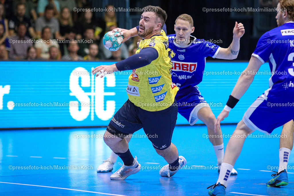 Gum1HBL19052401020 | 19.05.2024, Gummersbach, Handball, Liqui Moly Bundesliga, Schwalbe-Arena, VfL Gummersbach - Rhein-Neckar Löwen: Jannik Kohlbacher (Rhein-Neckar Löwen)